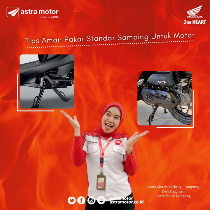 Tips Aman Pakai Standar Samping Untuk Motor 